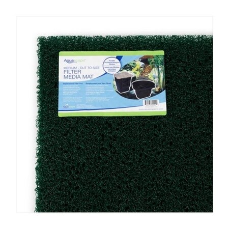 Aquascape Aquascape 80004 Rigid Plastic Fiber Filter Mat - Medium Density; Green 80004
